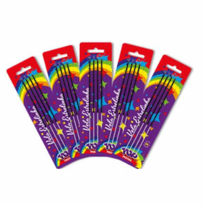 Velas Palito (Estrelinha) – Cartela com 4 Unidades