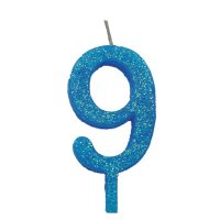 Vela Mini Luxo de Parafina – Numeral 9