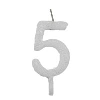 Vela Mini Luxo de Parafina – Numeral 5