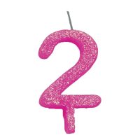 Vela Mini Luxo de Parafina – Numeral 2