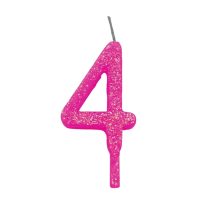 Vela Mini Luxo de Parafina – Numeral 4